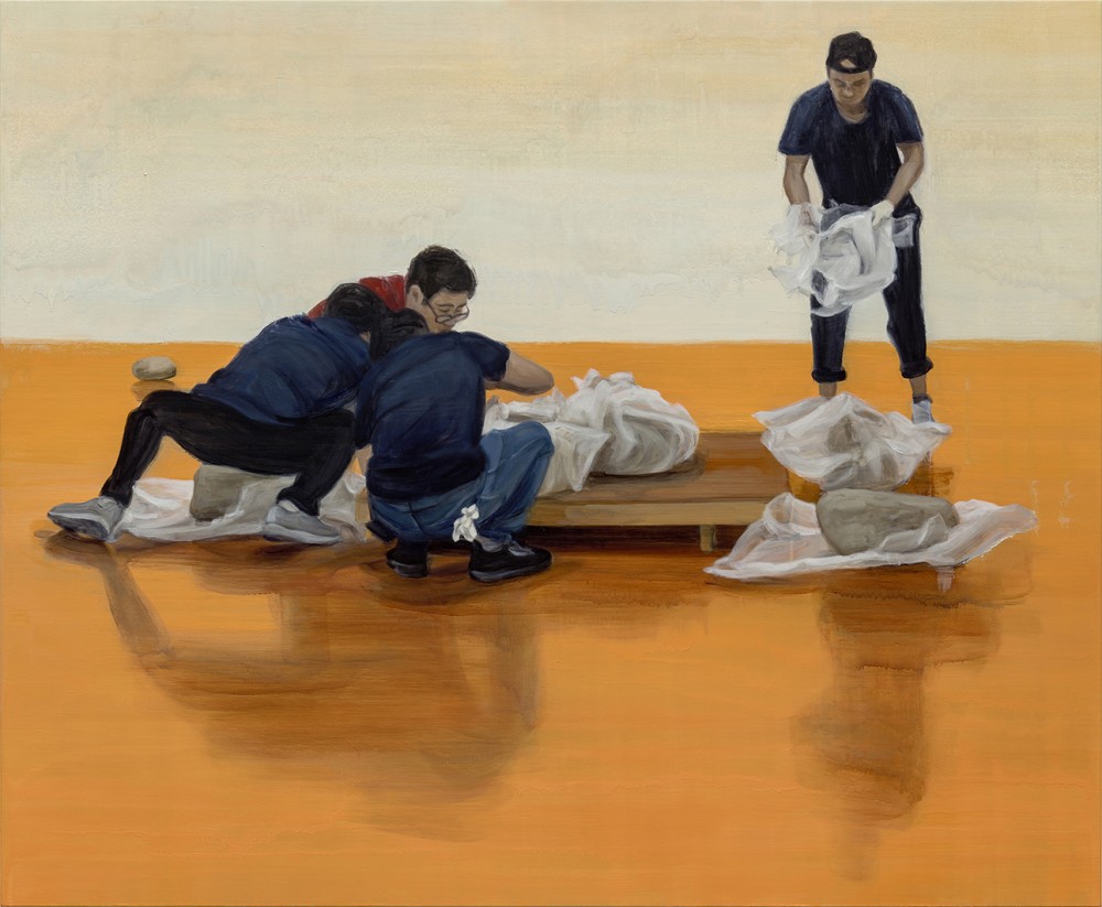 돌 포장을 벗기고 02