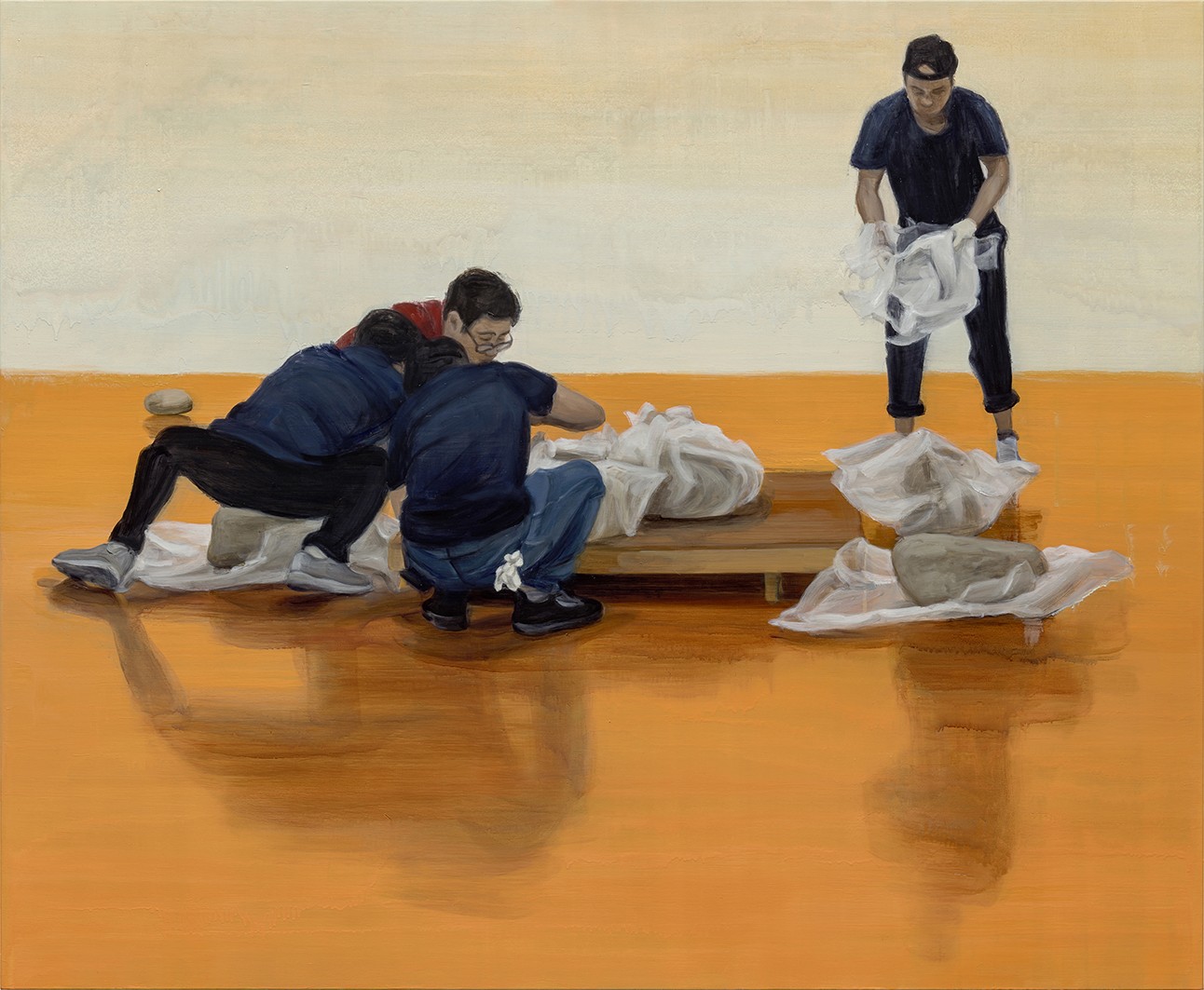 돌 포장을 벗기고 02