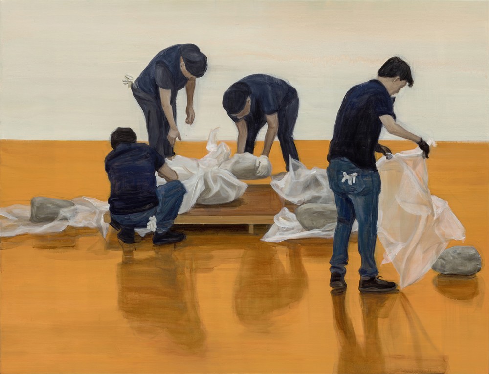 돌 포장을 벗기고 03